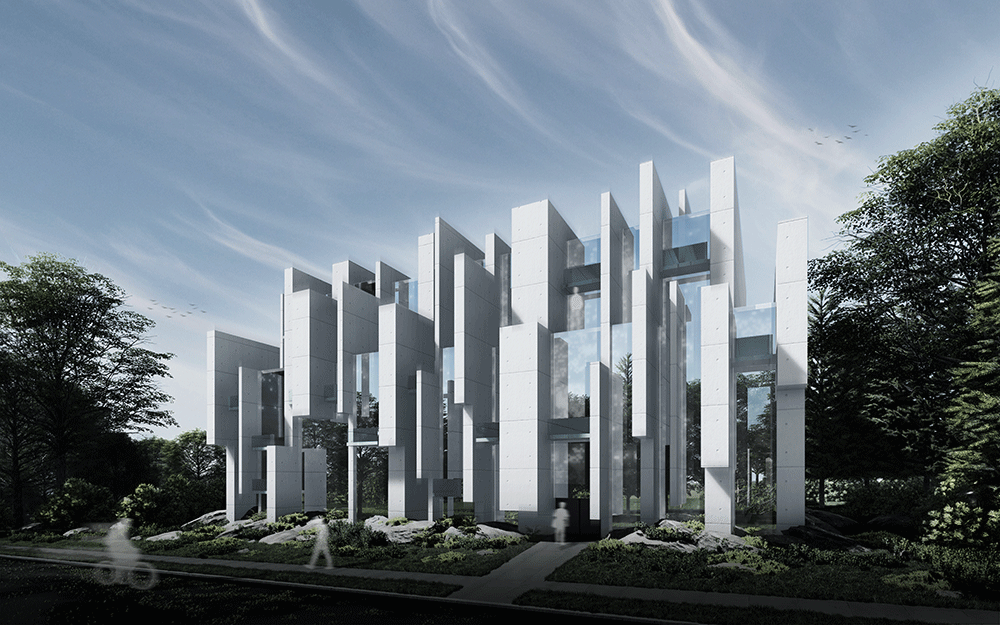 Basalt Cambie Modern Residential Condo 玄武岩, Vancouver, Canada, Arno Matis Architecture
