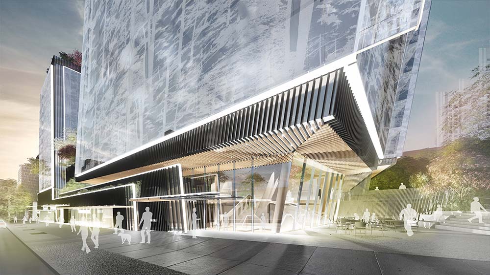 Health District Hotel modern wellness hotel vancouver architecture design canada california hilton  rooftop garden