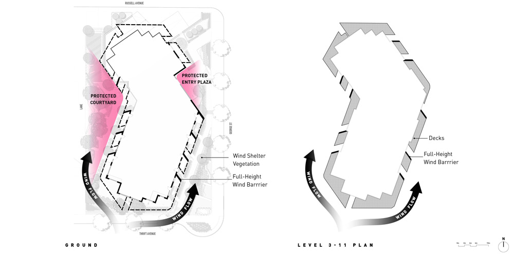 Arno Matis Architecture - Wind-Shaped Tower Residential Condo - Semiah by Marcon, Whiterock, Modern Architecture Greater Vancouver